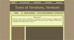 Desktop Screenshot of newburyvt.org